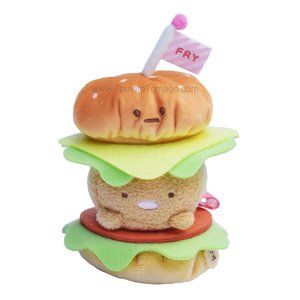 Sumikko  Gurashi Tonkatsu  Burger Plushie